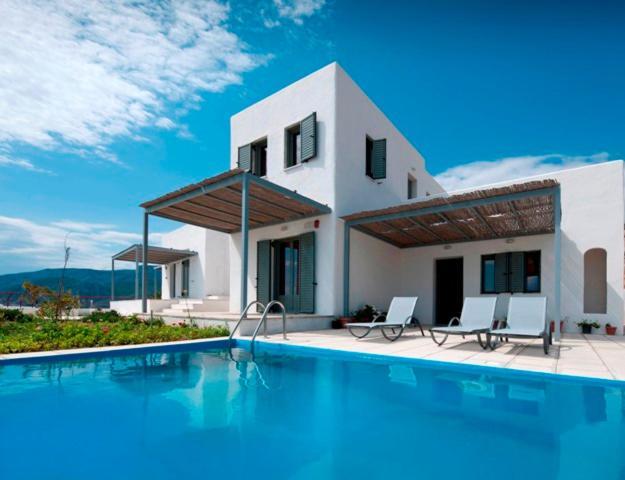 Superior Villa Lino Skyros Esterno foto