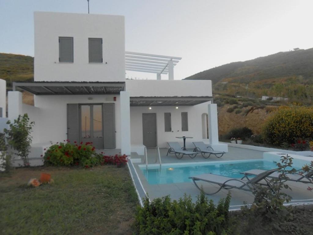 Superior Villa Lino Skyros Esterno foto